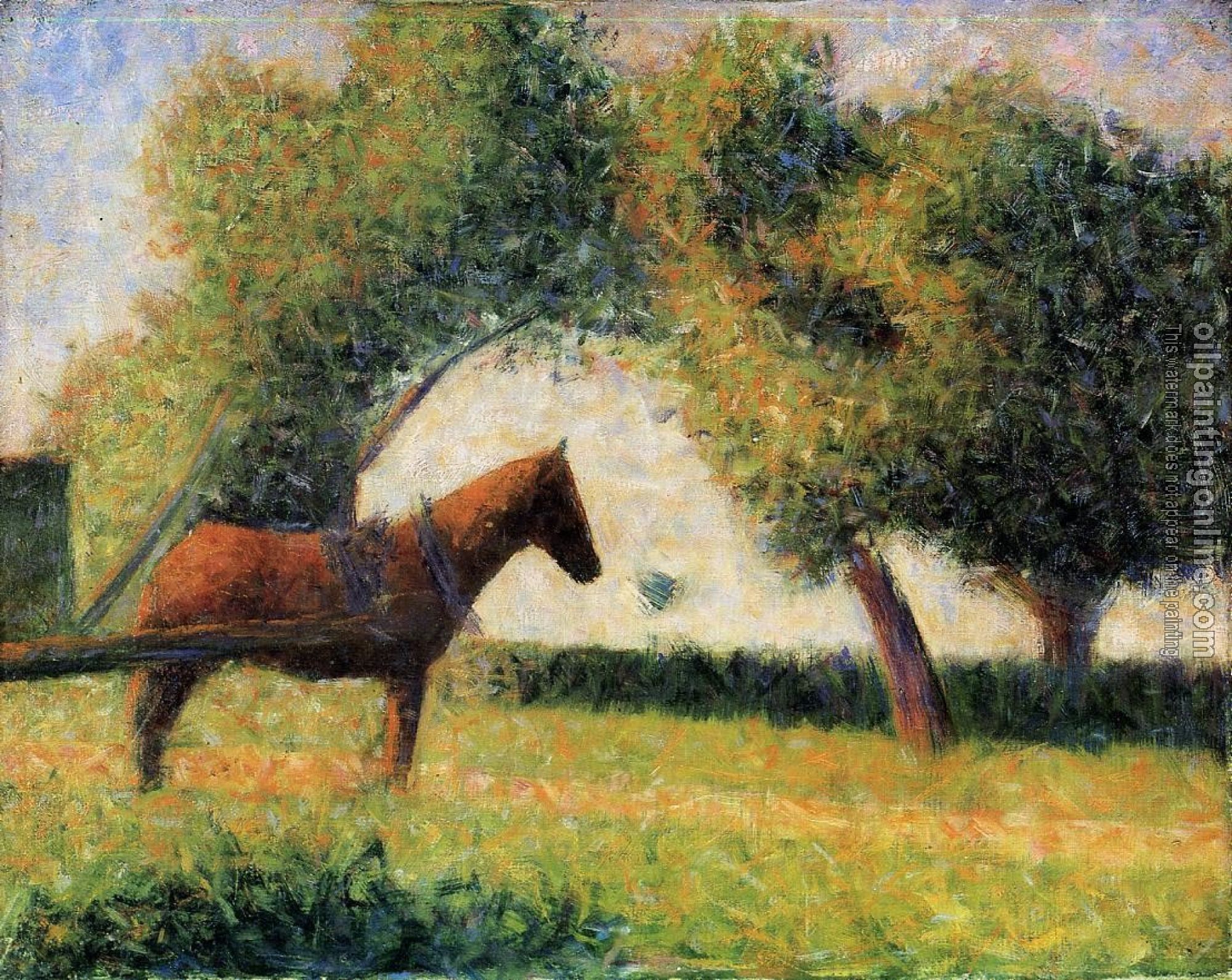 Seurat, Georges - Horse and Cart